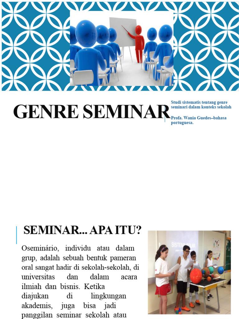 Genre seminar | PDF