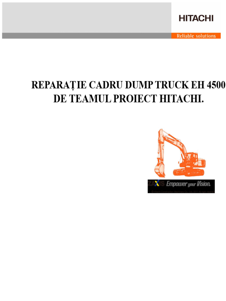 Prezentare Despre Repararea Camioanelor de Tip Dump | PDF