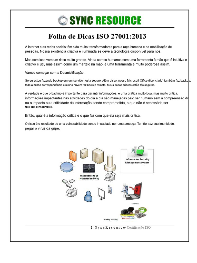Guia Prático para Certificação ISO 27001 | PDF | Auditoria interna ...