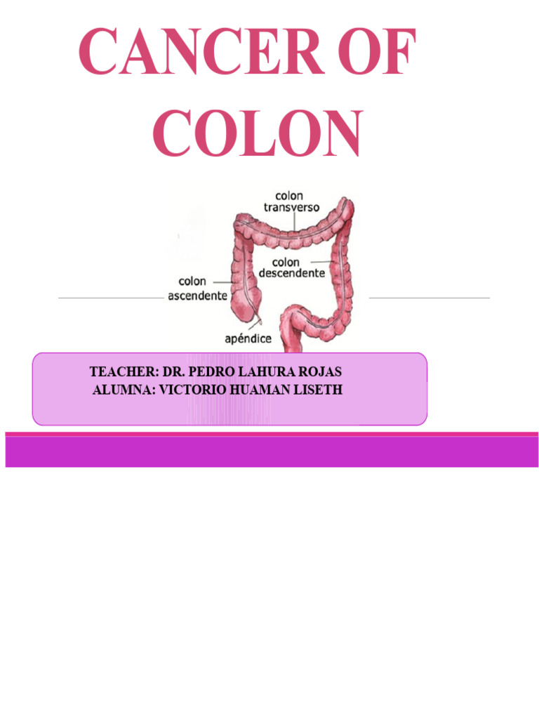 Colon Cancer | PDF | Colorectal Cancer | Large Intestine