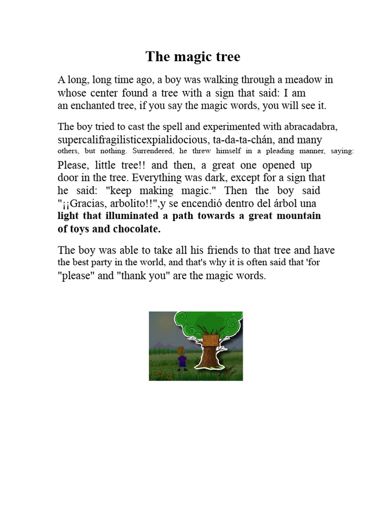 Tales The Magic Tree | PDF