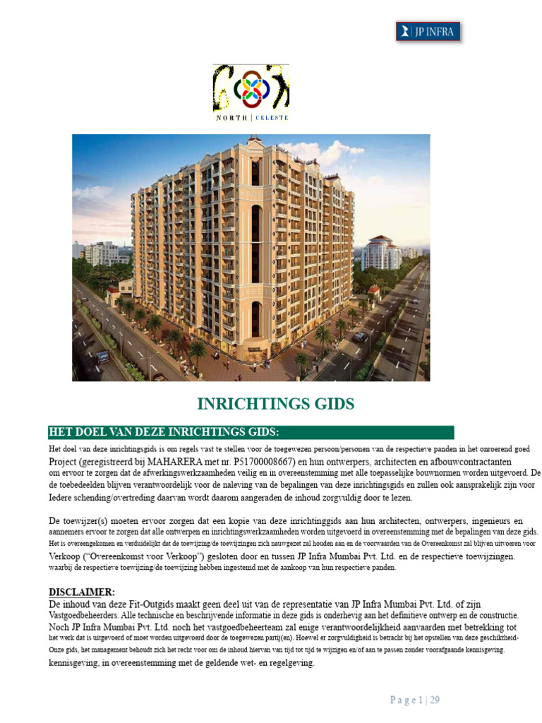 Inrichtingsgids - Celeste - JP Infra | PDF