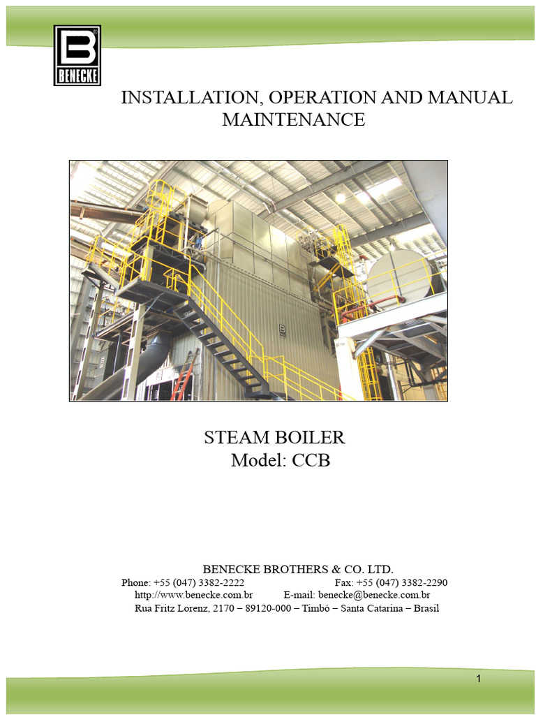 Boiler Manual | PDF | Boiler | Combustion
