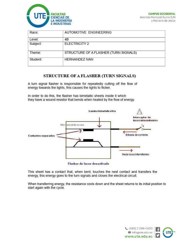 Flasher Structure Inquiry | PDF