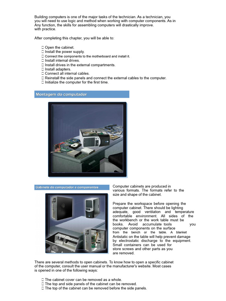 3 - Computer Assembly - Step by Step | PDF | Network Interface ...
