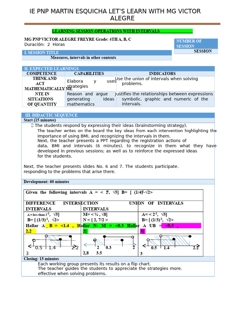 Understanding Intervals in Mathematics | PDF | Behavior Modification ...