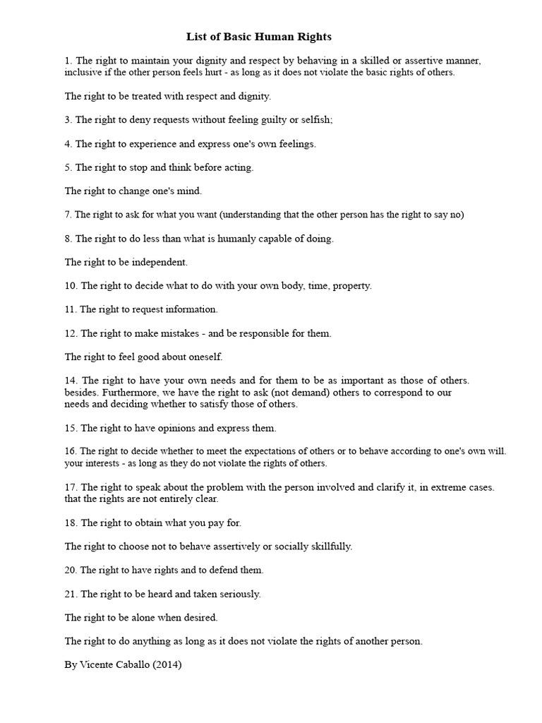 Essential Human Rights Explained | PDF