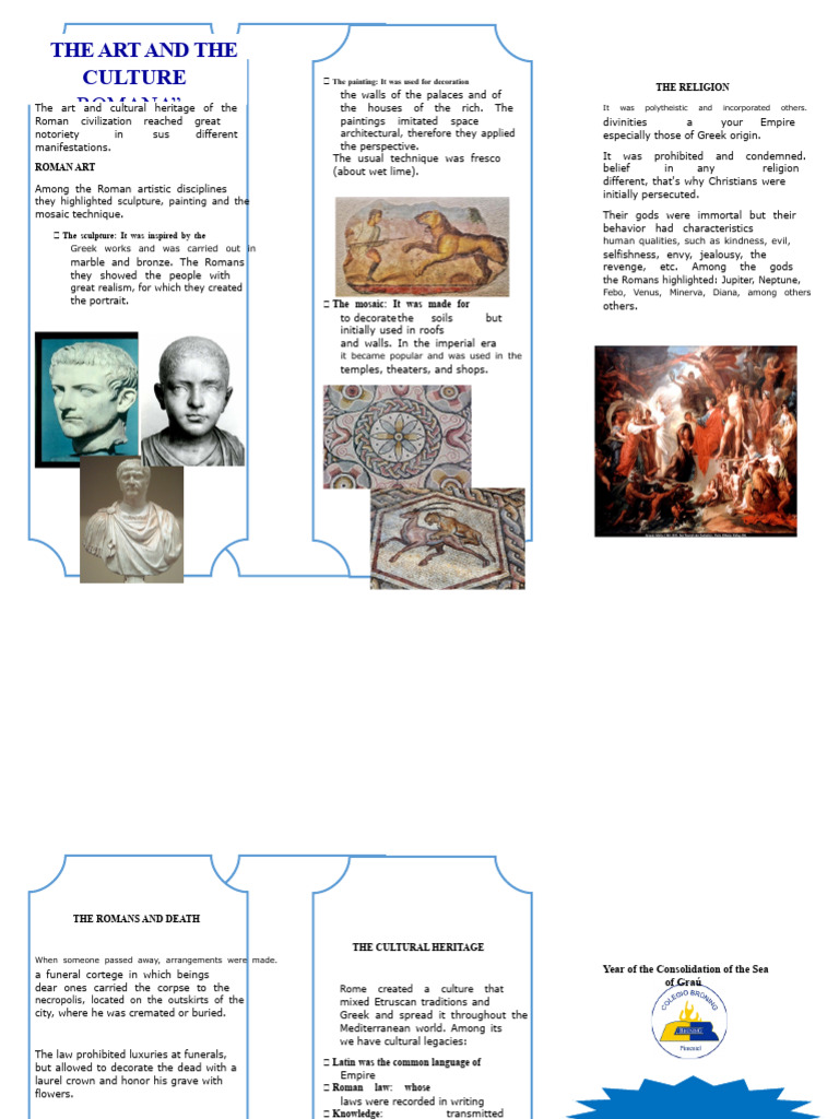 Roman Art and Cultural Heritage Overview | PDF | Roman Empire | Ancient ...