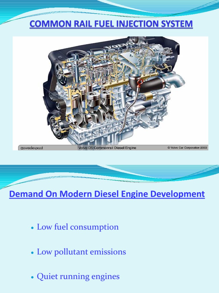 Common Rail System Fuel Injection Diesel Engine