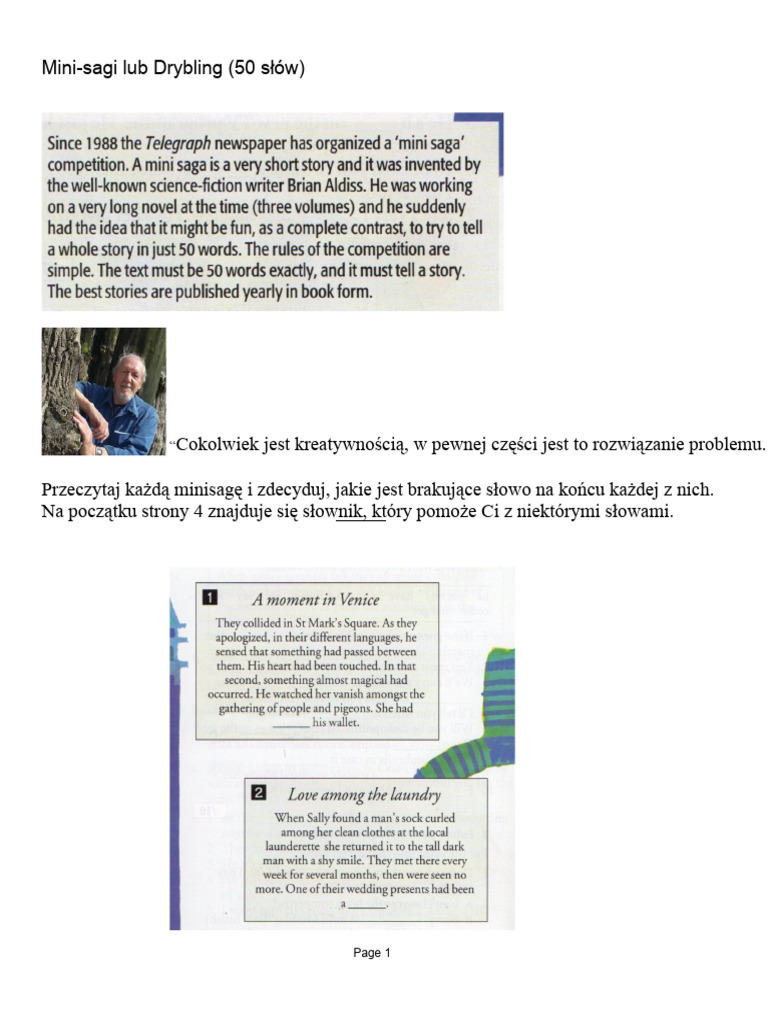 Dzień 2 Mini Sagas | PDF