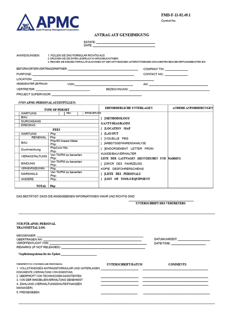 Apmc Genehmigung | PDF