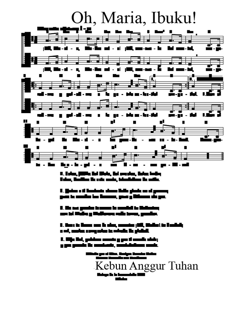 Oh, Maria, Ibu Saya | PDF