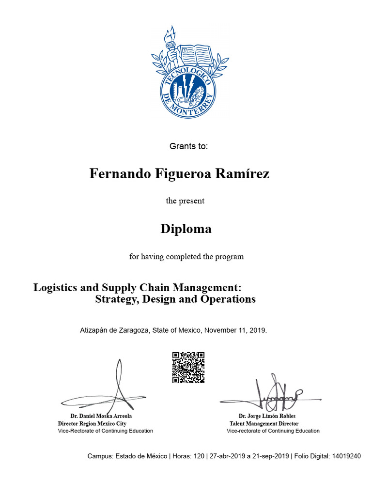 Diploma in Logistics and Supply Chain Management PDF | PDF