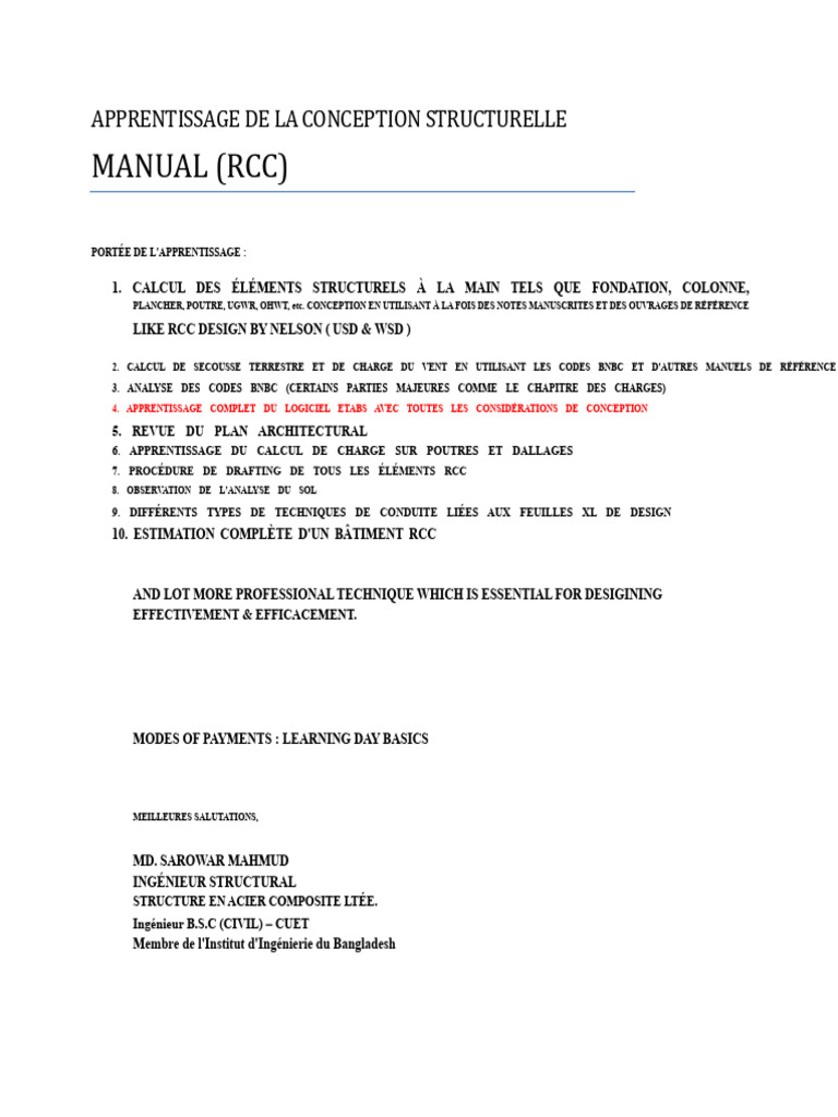 Guide Complet sur la Conception Structurale | PDF