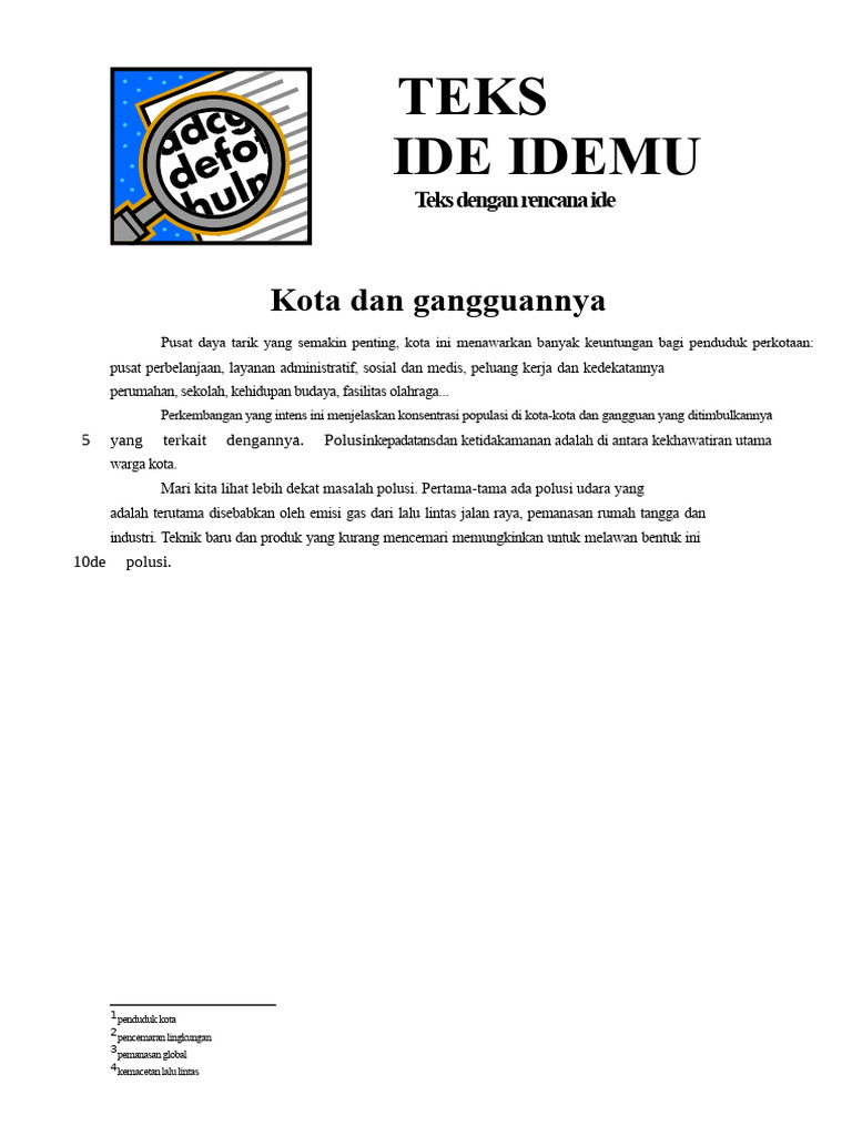 Teks | PDF