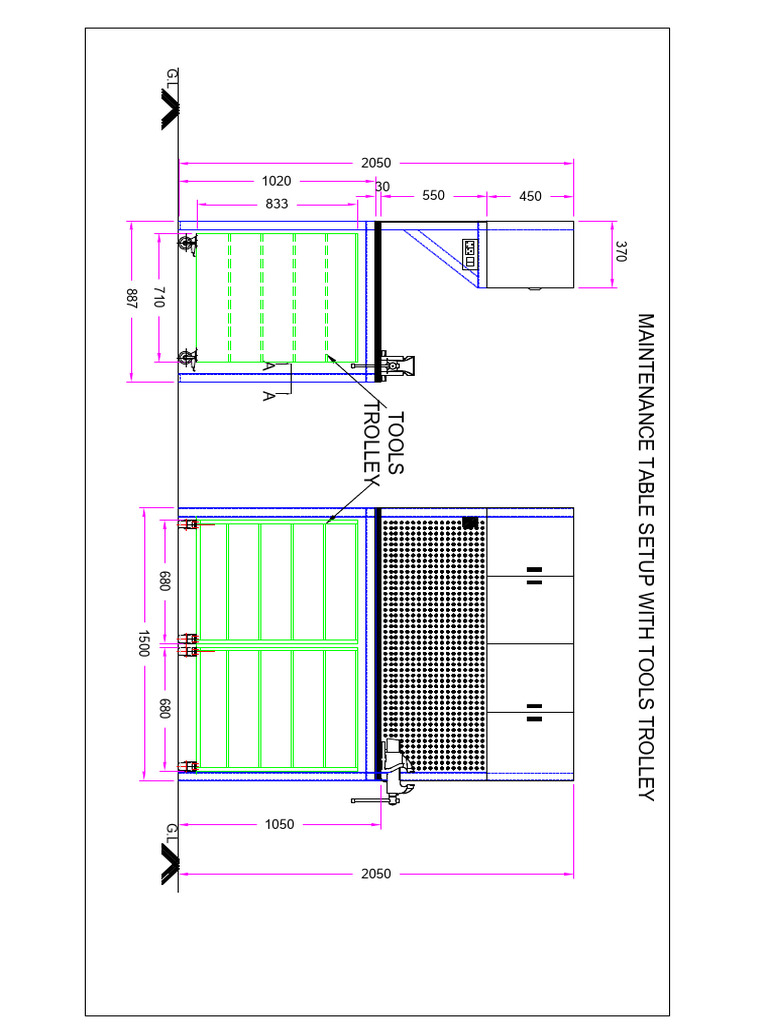 Maintenance Table With Tools Trolley | PDF
