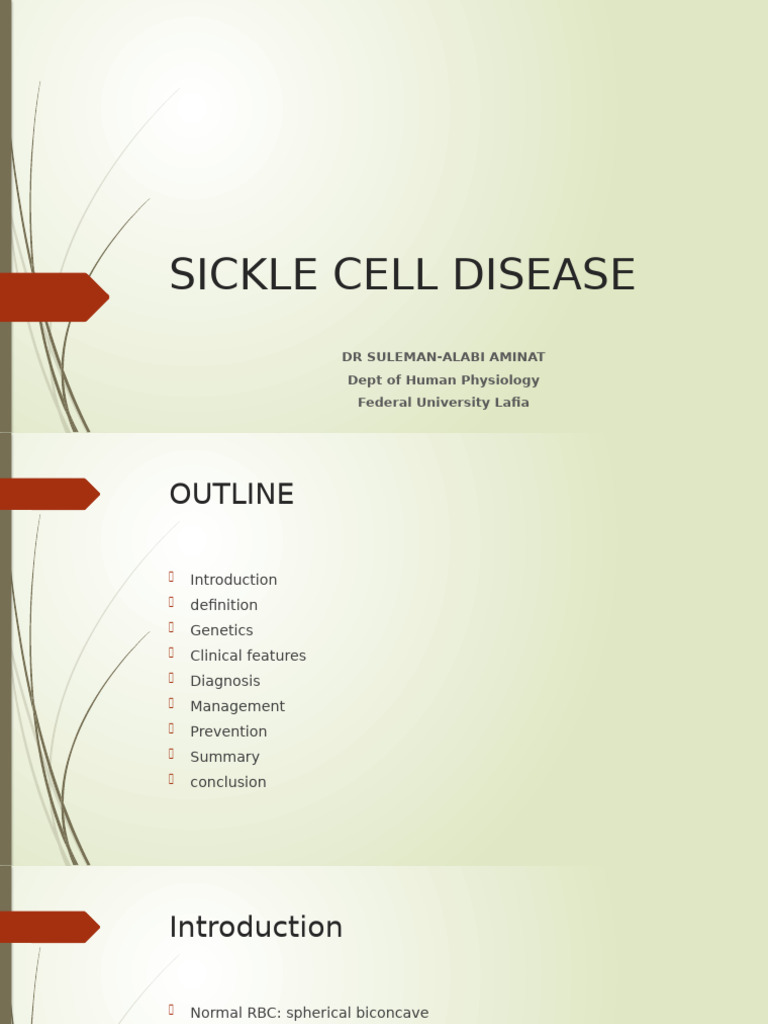 Understanding Sickle Cell Disease | PDF | Hemoglobin | Anemia