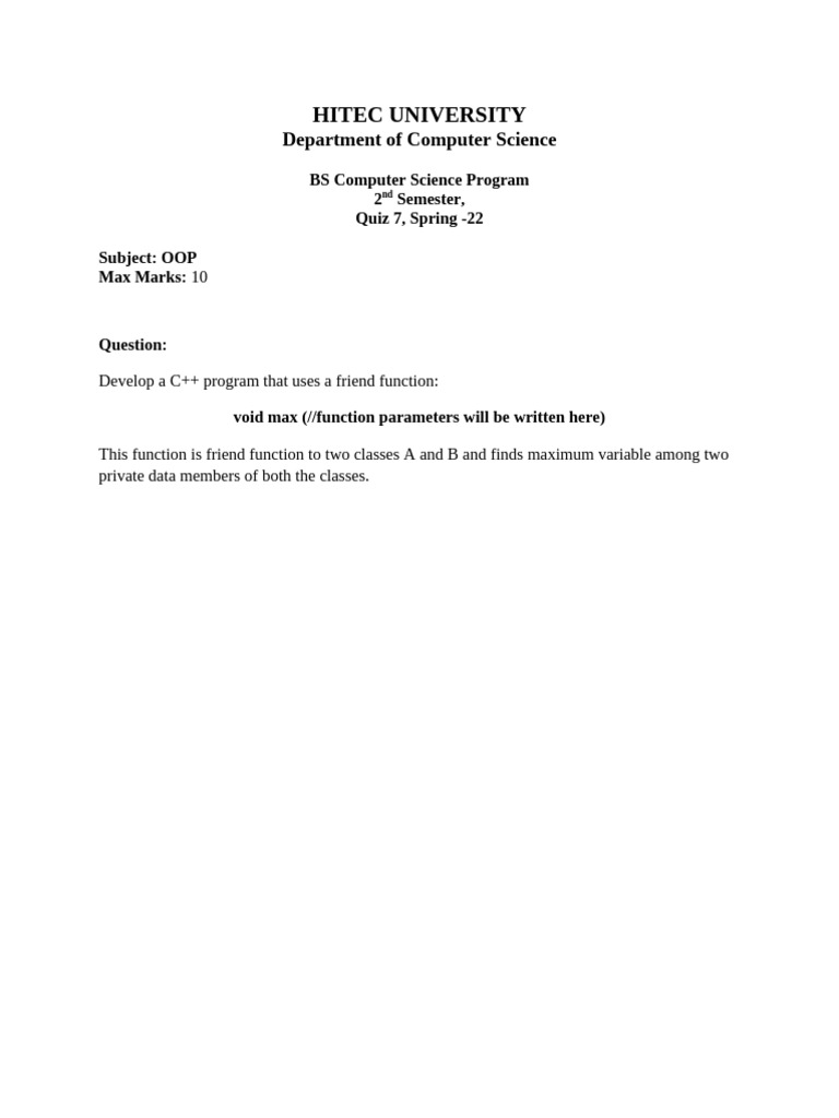 Quiz 7-C | PDF