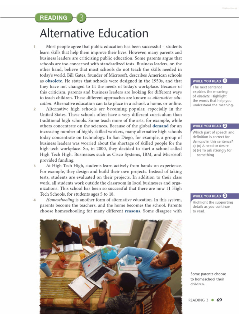 Alternative Education | PDF