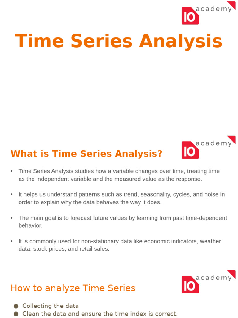 Time Series Analysis | PDF | Time Series | Seasonality