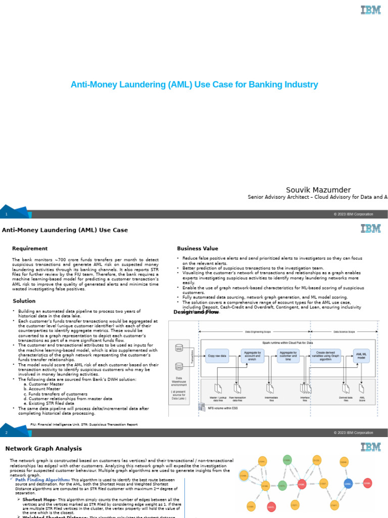 AML Risk Prediction for Banking | PDF | Vertex (Graph Theory) | Machine ...