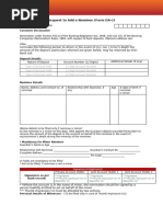 Nominee Addition Form for Bank Deposits | PDF