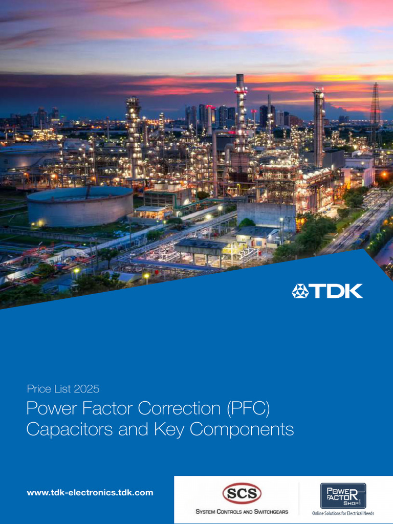 2025 Power Factor Correction Capacitors | PDF | Capacitor | Power (Physics)