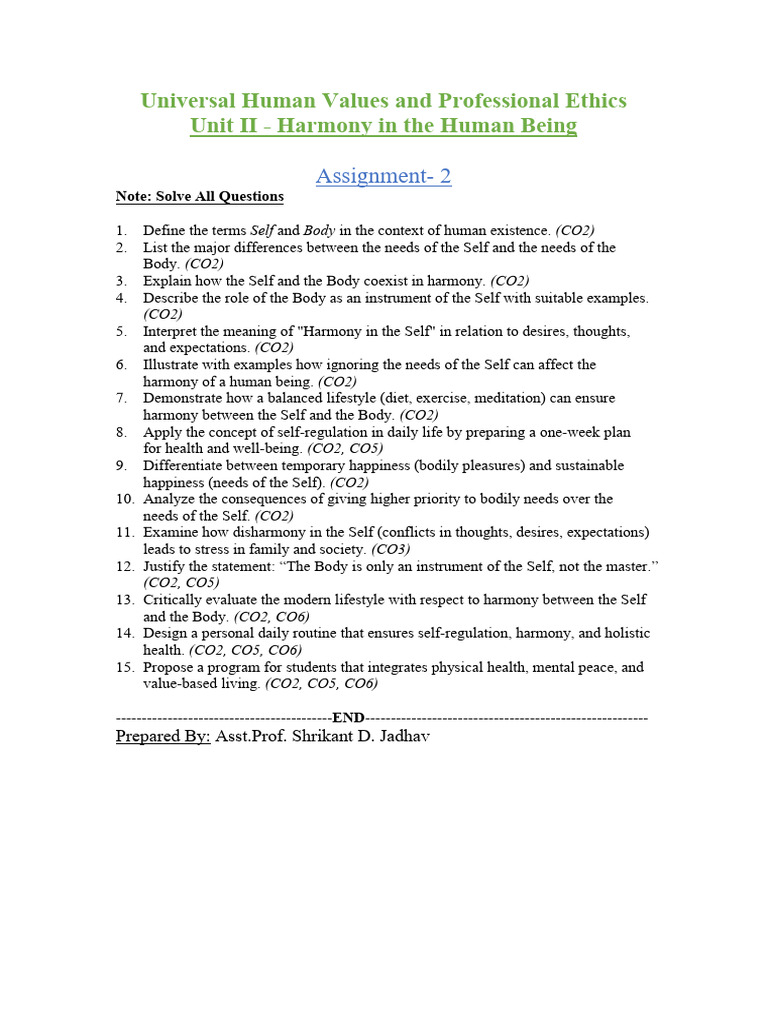 UHVPE Assignment 2 | PDF