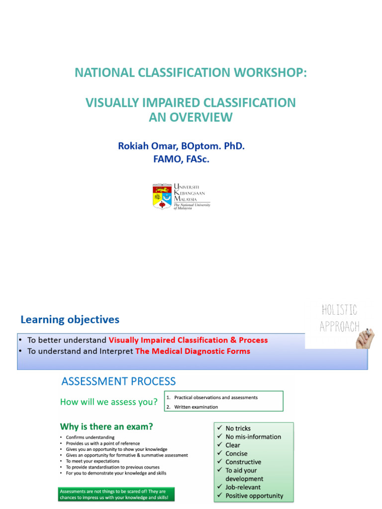VI Classiifcation Overview | PDF | Paralympic Games | Visual Acuity