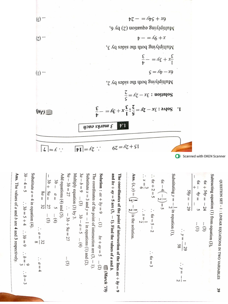 Maths 1 Activity Set | PDF