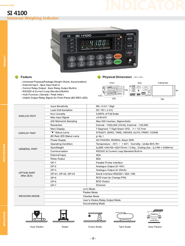 Si 4100 | PDF