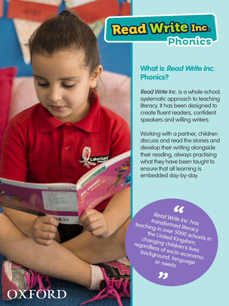 Read Write Inc. Phonics Overview | PDF | Phonics | Learning