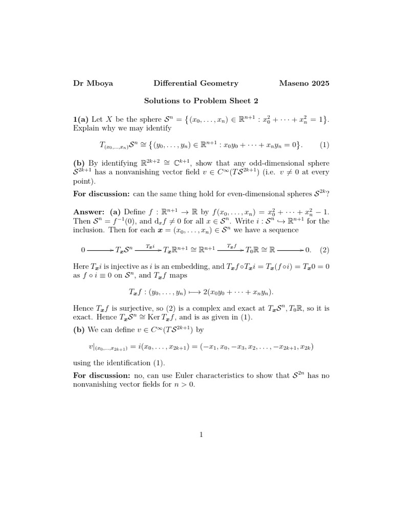 MMA 409 DG ProblemSheet2 Solutions | PDF | Function (Mathematics ...