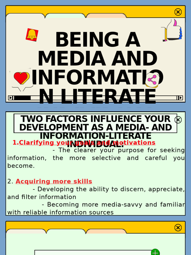 Media and Information Literacy Essentials | PDF