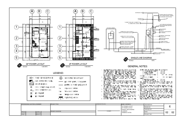 Electrical Power Layout and Diagrams | PDF | Electrical Components ...