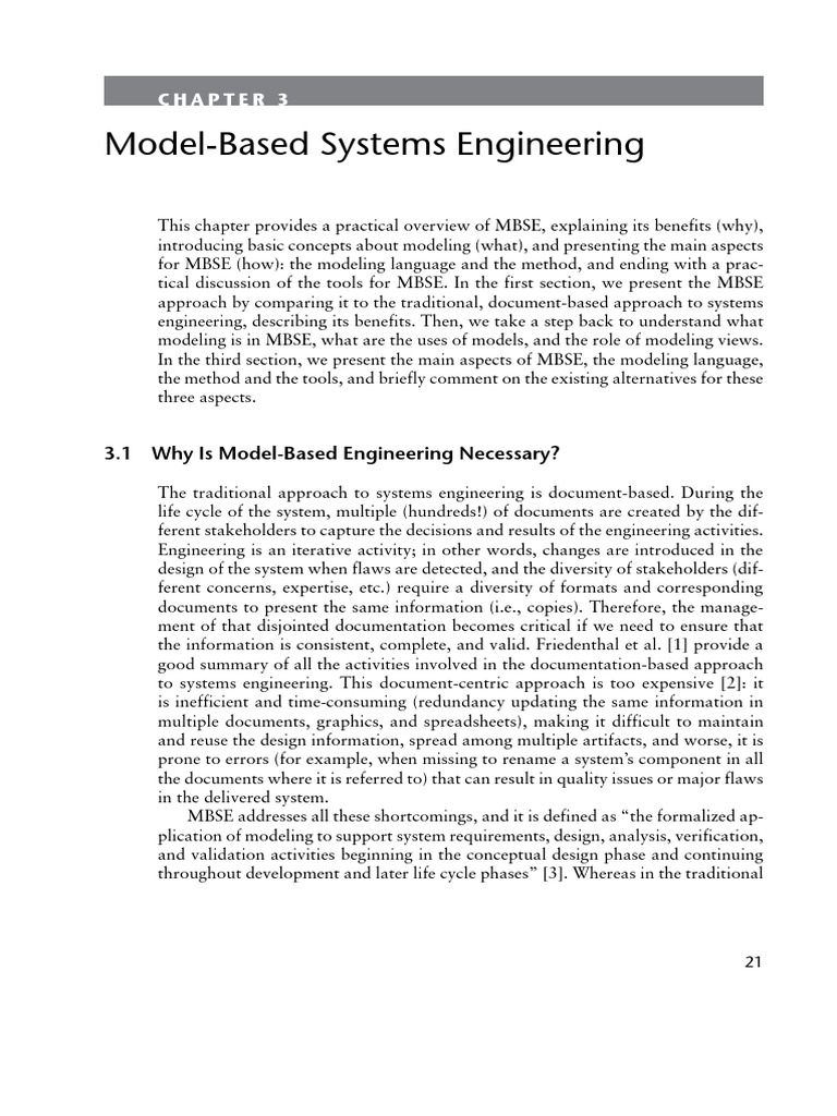 Introduction to Model-Based Systems Engineering | PDF | Unified ...
