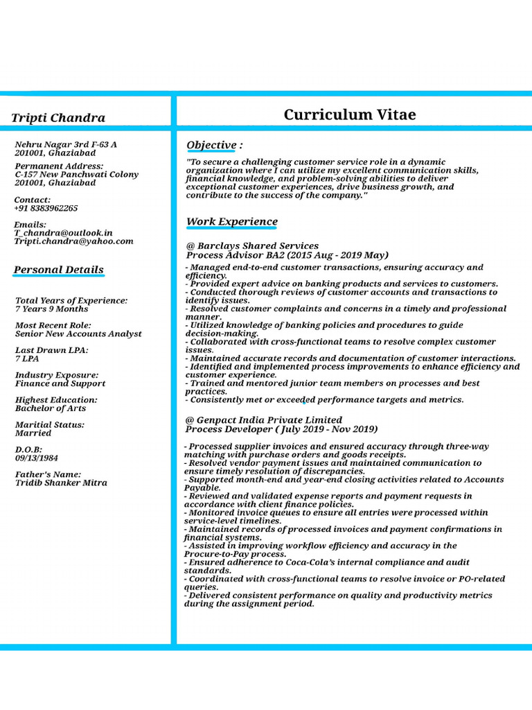 TC Resume | PDF