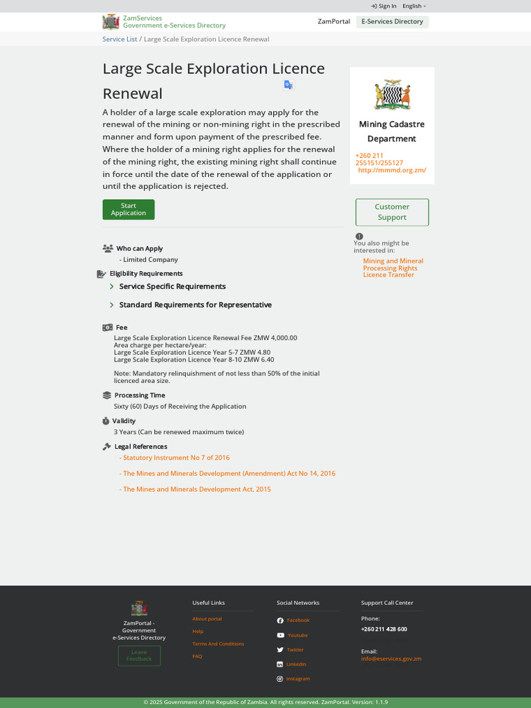 Large Scale Exploration Licence Renewal | PDF