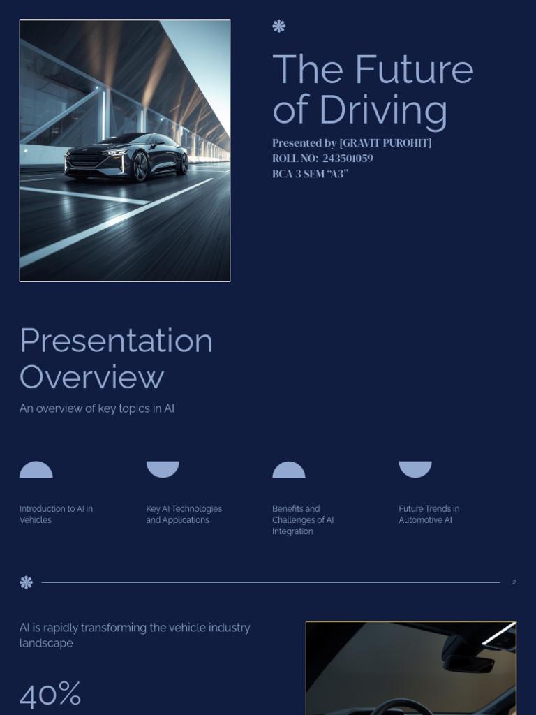 Future of AI in Automotive Industry | PDF | Artificial Intelligence ...