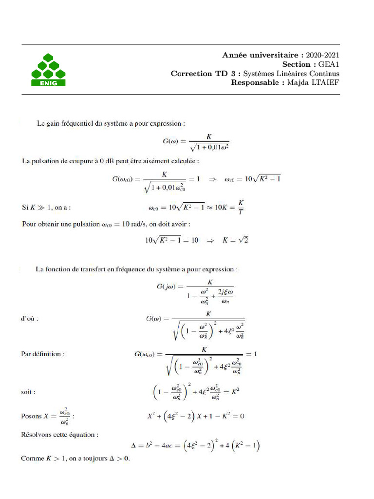 Td Correction Td 3 Slc Pdf