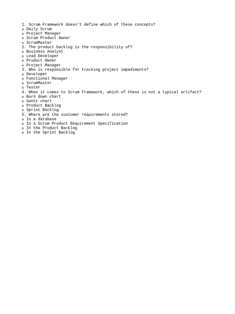 Safe SSM Exam Sample Q | PDF