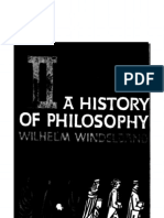 Wihelm Windelbang Historyofphilosophy