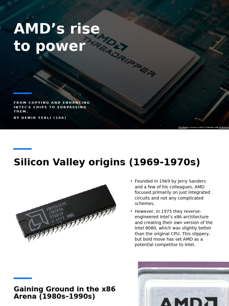 AMD's Rise To Power, History of The Company | PDF | Intel | Computer ...