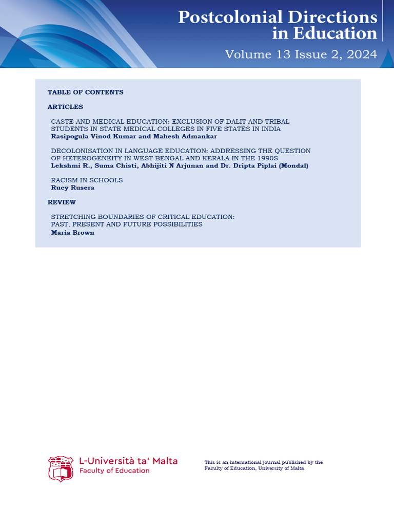 Caste Discrimination in Indian Medical Education | PDF | Caste | Dalit