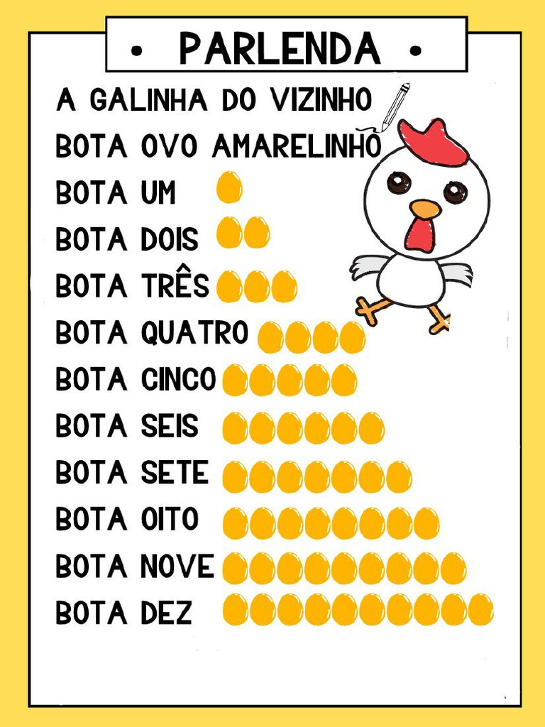 Parlenda - A Galinha Do Vizinho | PDF