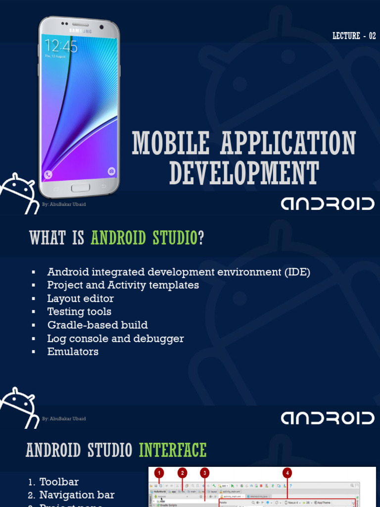Android Lecture 2 | PDF