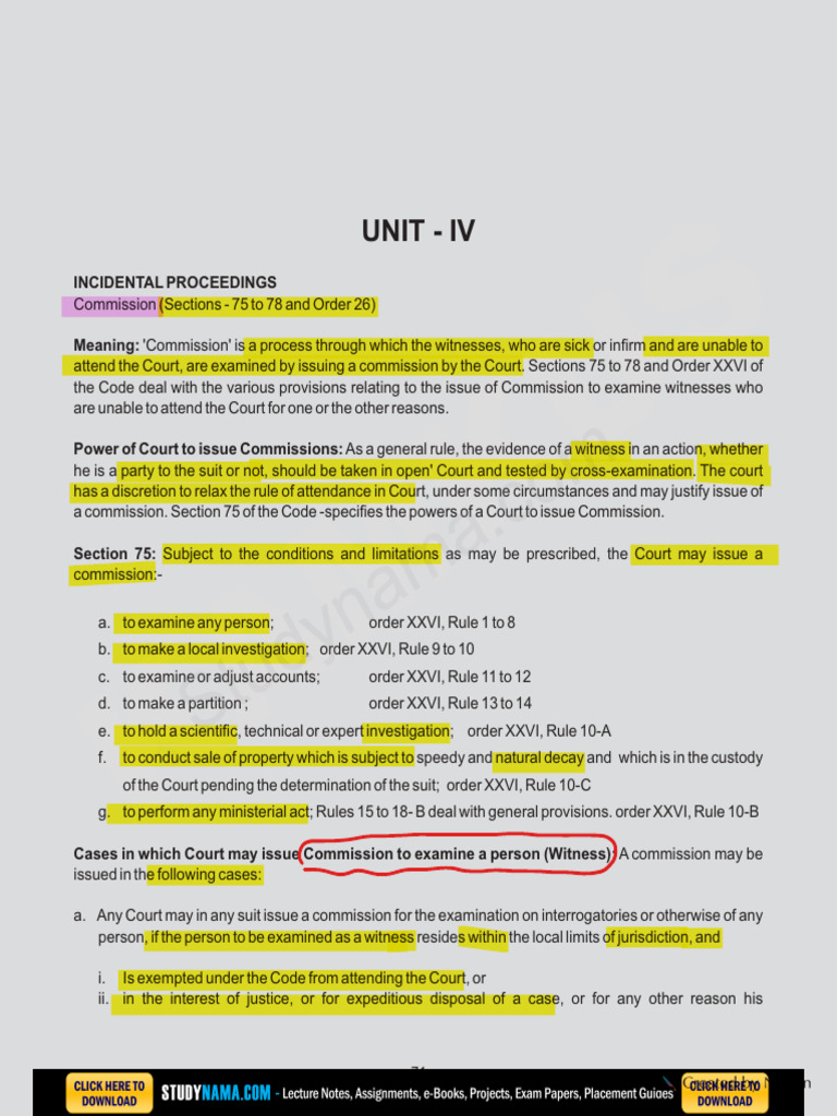 44civil Procedure Code and Limitation Act - Extract | PDF | Lawsuit ...