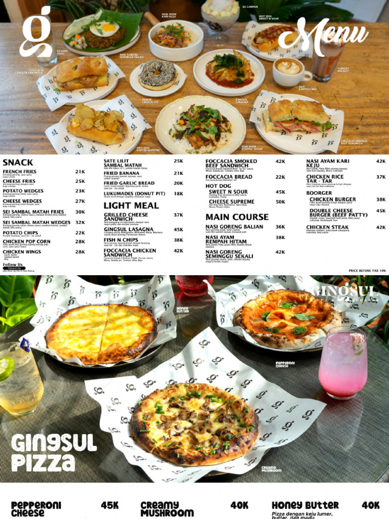 Menu Gingsul Terbaru 2025 | PDF