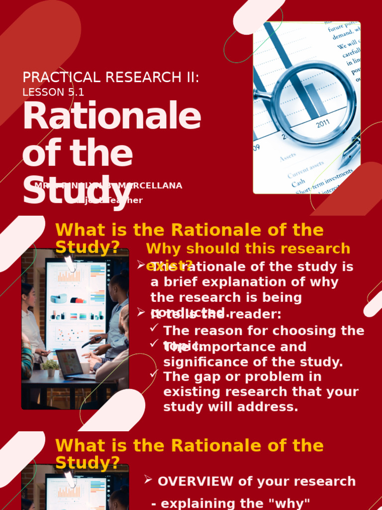 Importance of Research Rationale Explained | PDF | Behavioural Sciences ...
