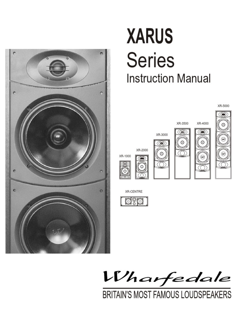 Wharfedale Xarus 5000 Installation Guide | PDF | Loudspeaker